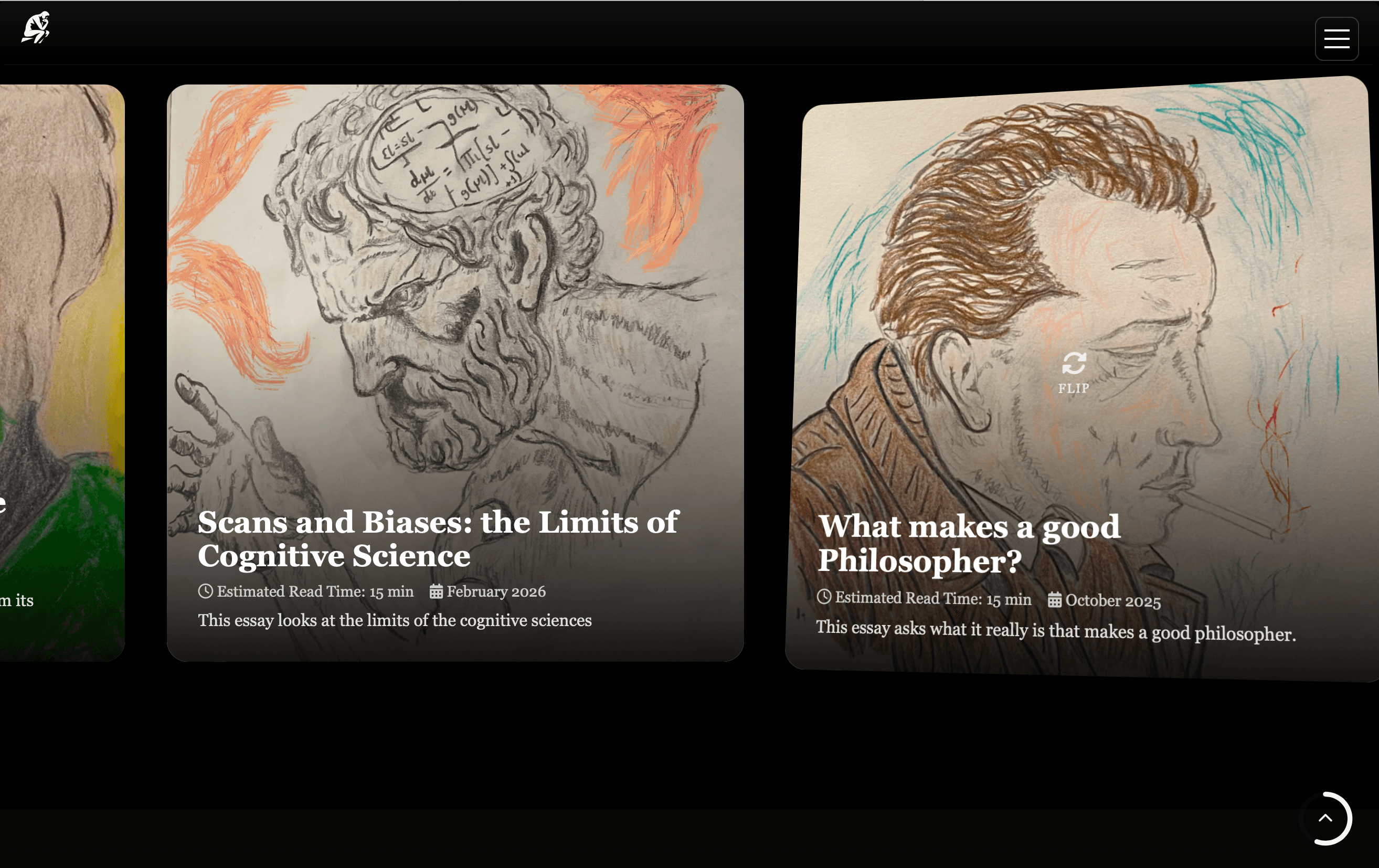 Being & Thought bento layout